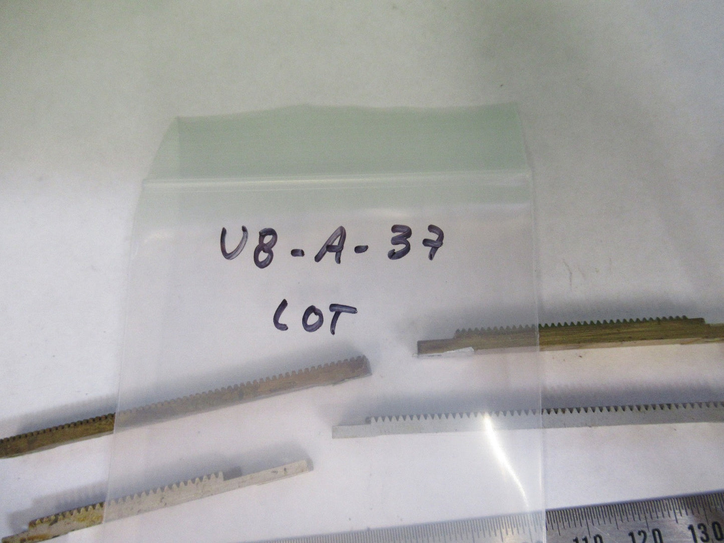 LOT 4 PIECES RACK GEAR BAUSCH LOMB AO SPENCER MICROSCOPE PART AS PICTURE U8-A-37