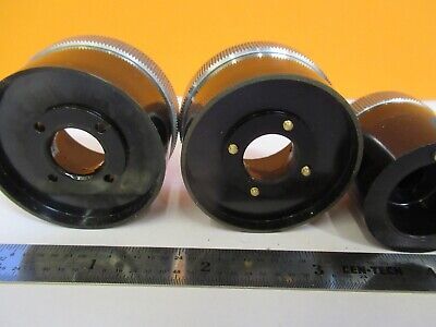 VICKERS ENGLAND UK SET OF KNOBS MICROSCOPE PART AS PICTURED &11-B-11B
