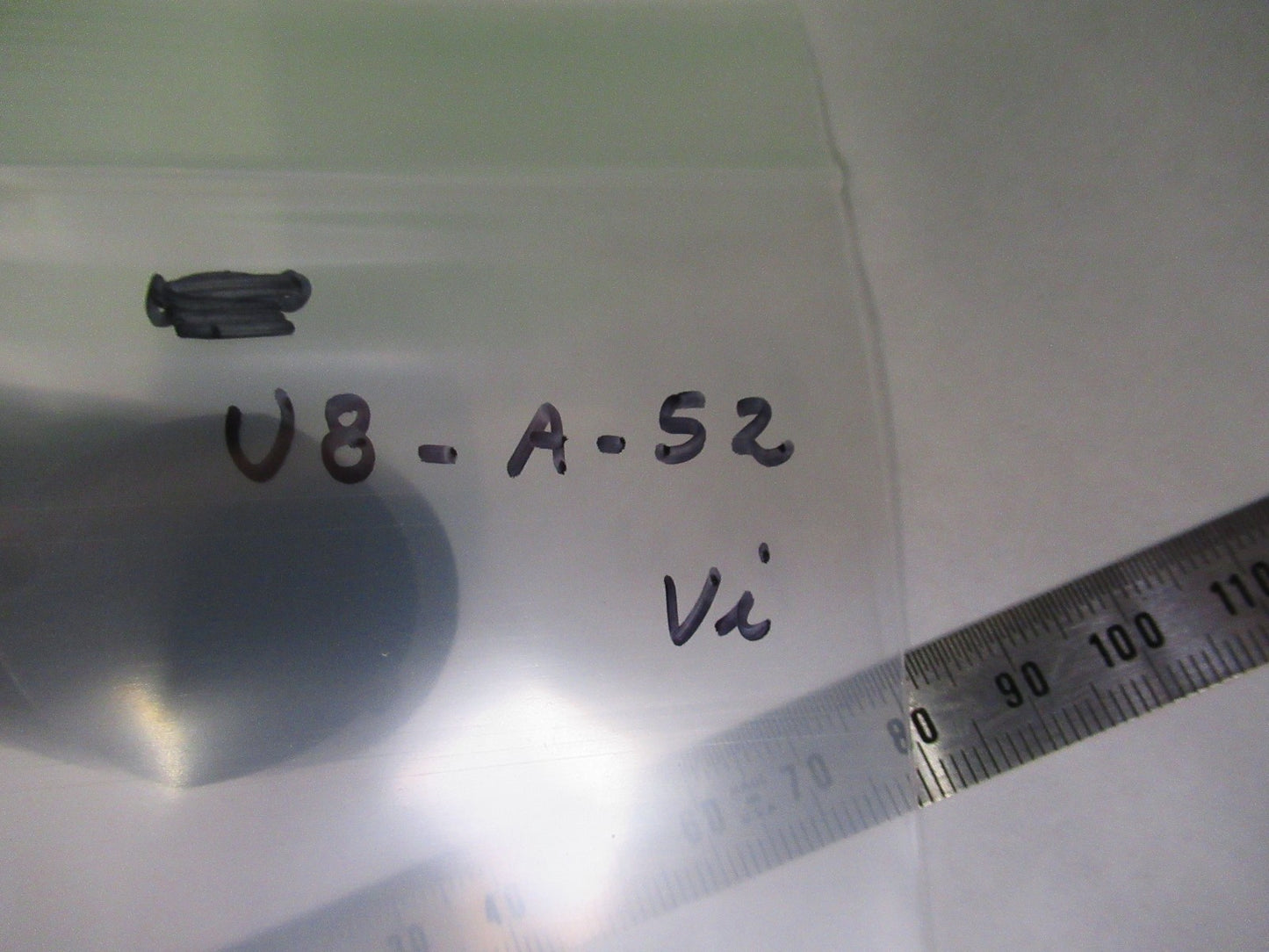 OPTICAL 90 deg MIRROR OPTICS MICROSCOPE PART AS PICTURED U8-A-52