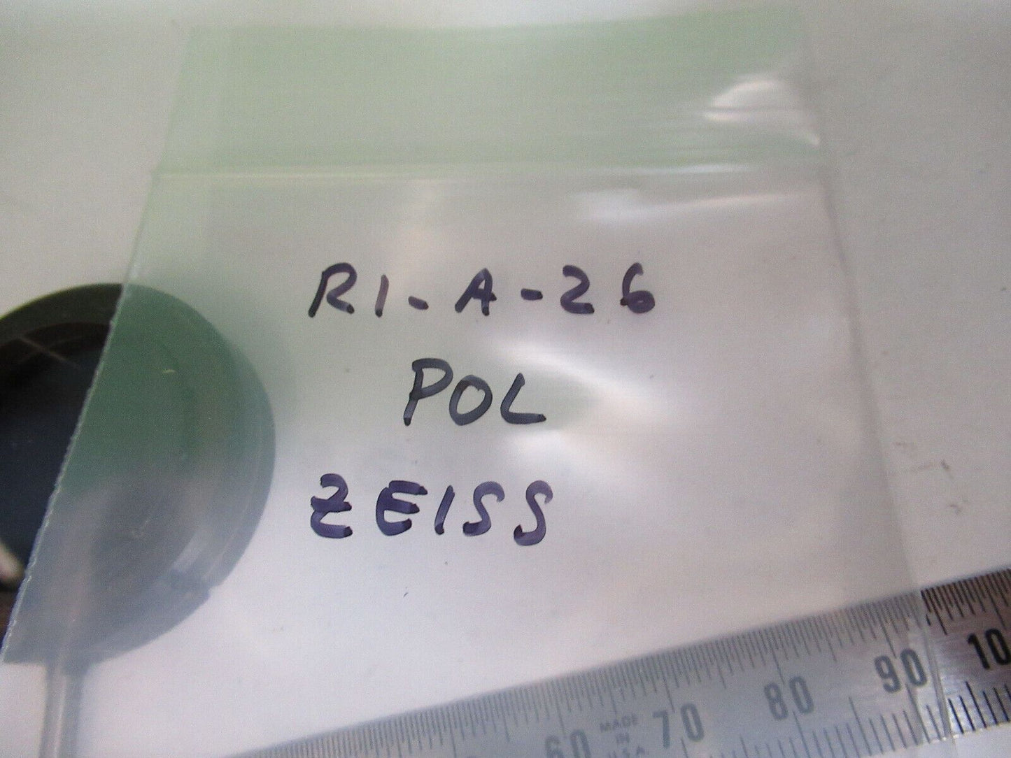 CARL ZEISS GERMANY MOUNTED POLARIZER POL MICROSCOPE PART AS PICTURED &R1-A-26
