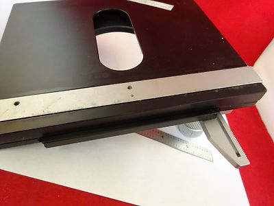 MICROSCOPE PART STAGE TABLE MICROMETER BIN#N3