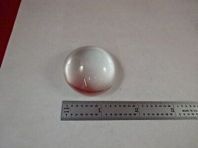 OPTICAL BI CONVEX LENS LASER OPTICS AS IS #F1-E-21