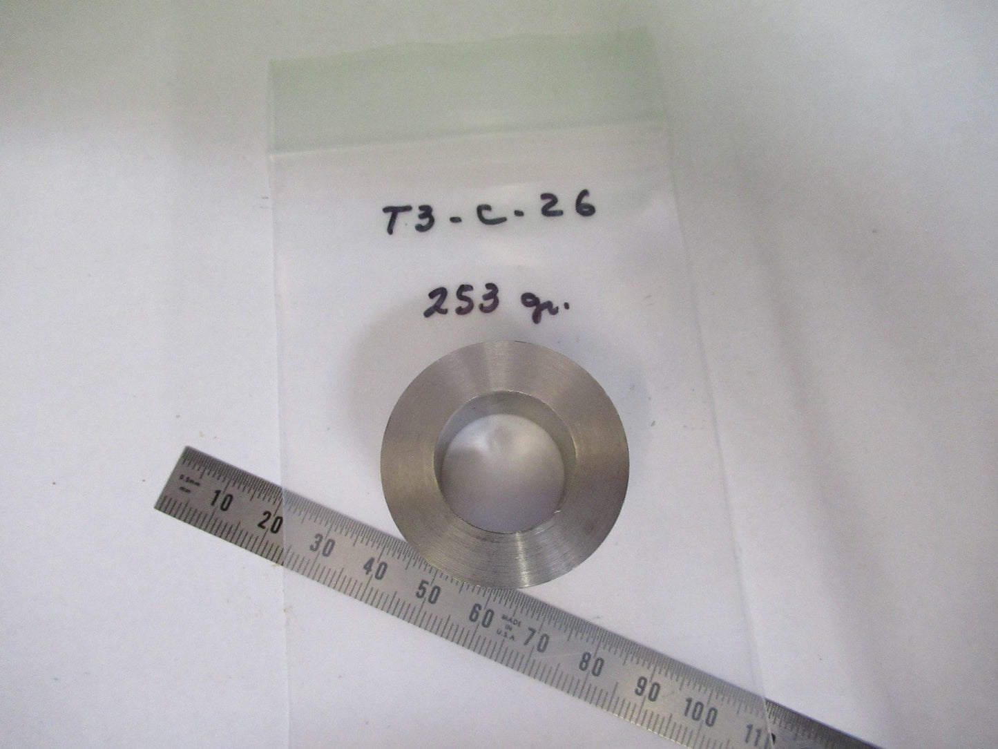 TUNGSTEN ALLOY 90% RING HEAVY METAL WOLFRAM 253gr AS PICTURED T3-C-26