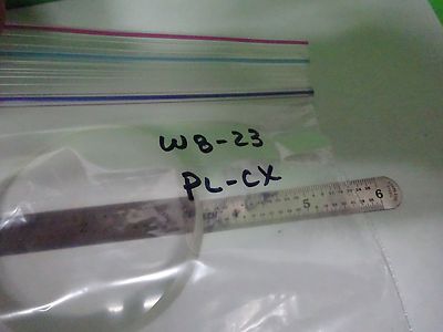 OPTICAL LARGE LENS PLANO CONVEX LASER OPTICS AS IS BIN#W8-23