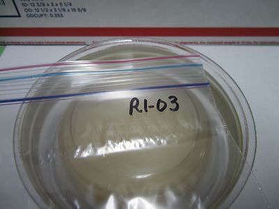 OPTICAL ZERODUR DULL 1/5 WAVE SUBSTRATE LASER OPTICS PHOTONICS BIN#R1-03
