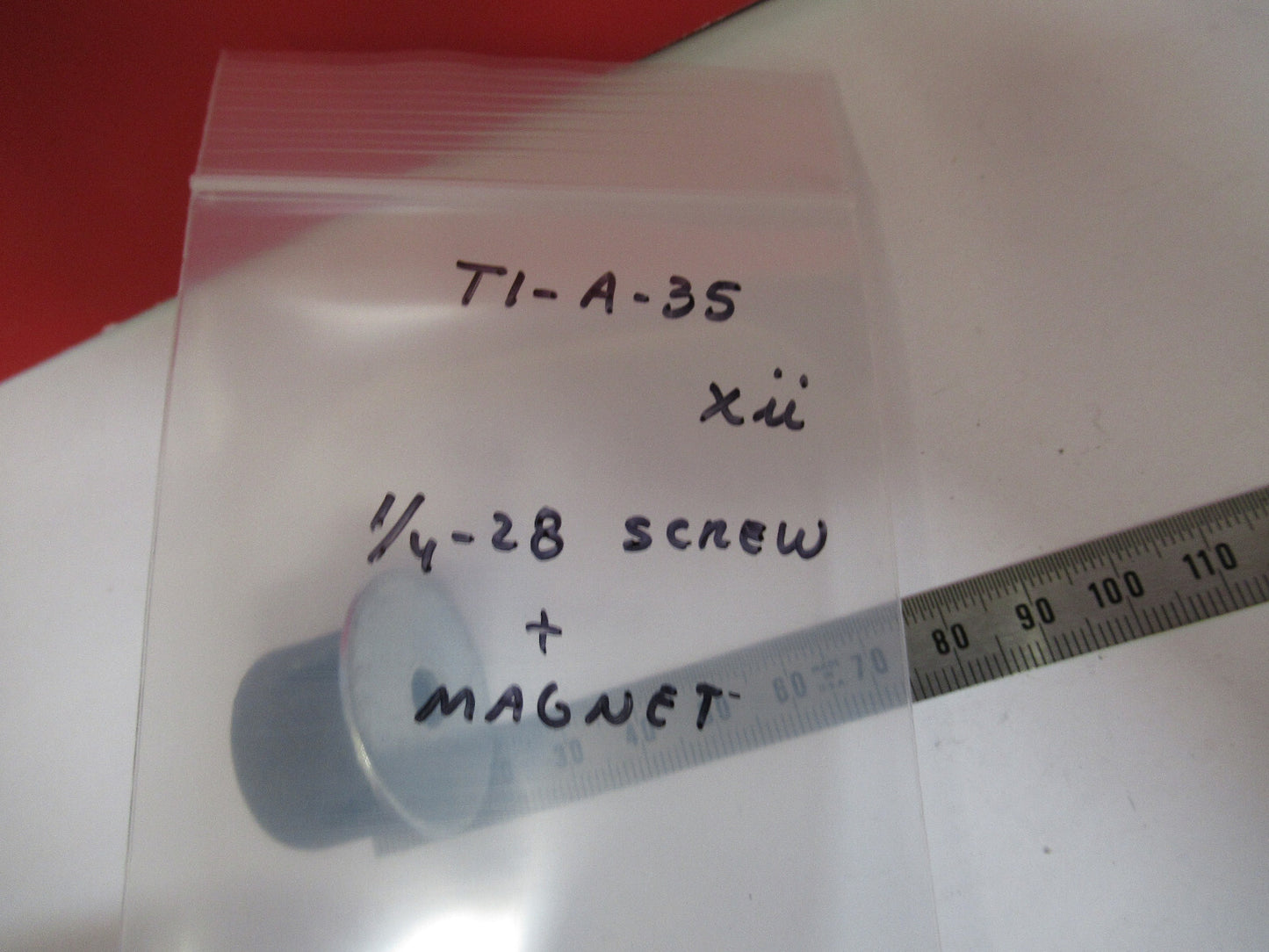 ENDEVCO MAGNET to MOUNT 1/4-28 THREAD ACCELEROMETER or SENSOR AS PICTURED T1-A35