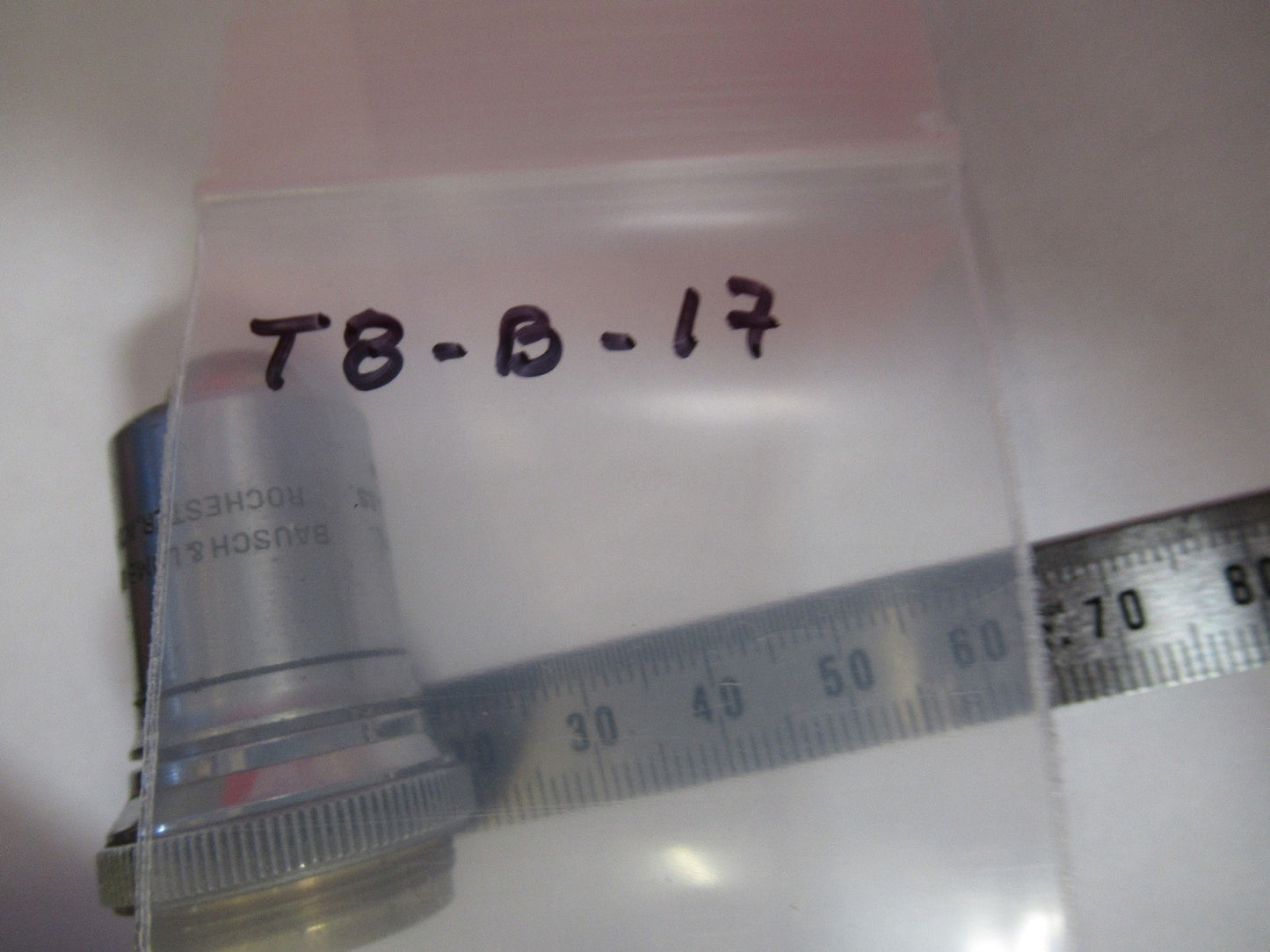 BAUSCH LOMB 40X /215mm OBJECTIVE LENS MICROSCOPE PART AS PICTURED T8-B-17