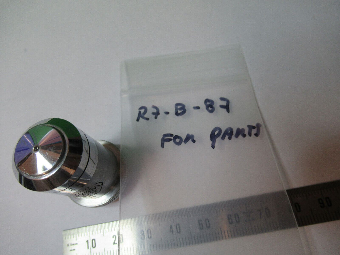 LEITZ WETZLAR OBJECTIVE 100X /170 OPTICS MICROSCOPE PART AS PICTURED #R7-B-87A