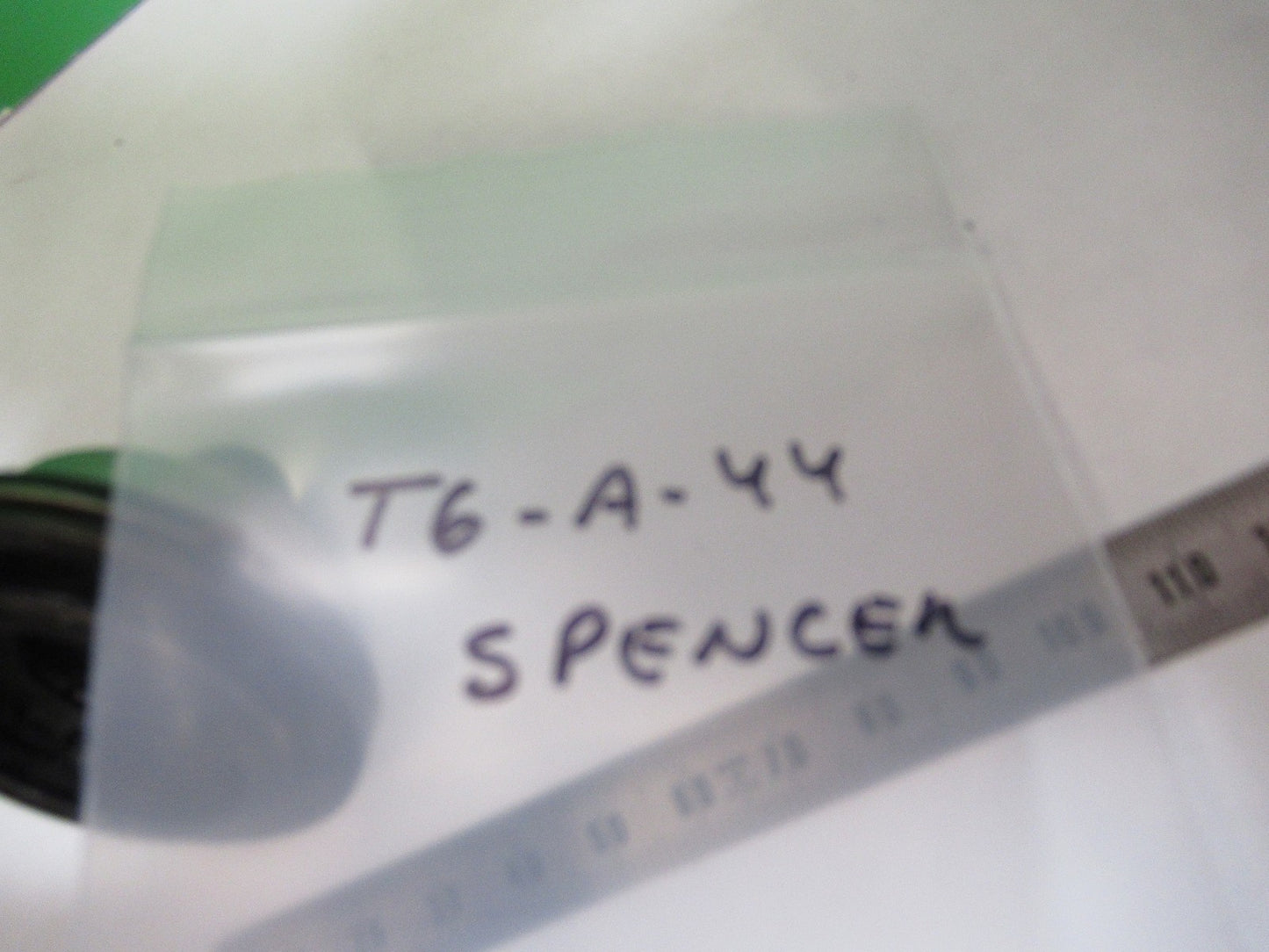 ANTIQUE AO SPENCER CONDENSER + IRIS OPTICS MICROSCOPE PART AS PICTURED T6-A-44