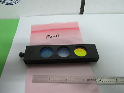 MICROSCOPE INTERFEROMETER WYKO VEECO PART SLIDE FILTER OPTICS BIN#F2-11