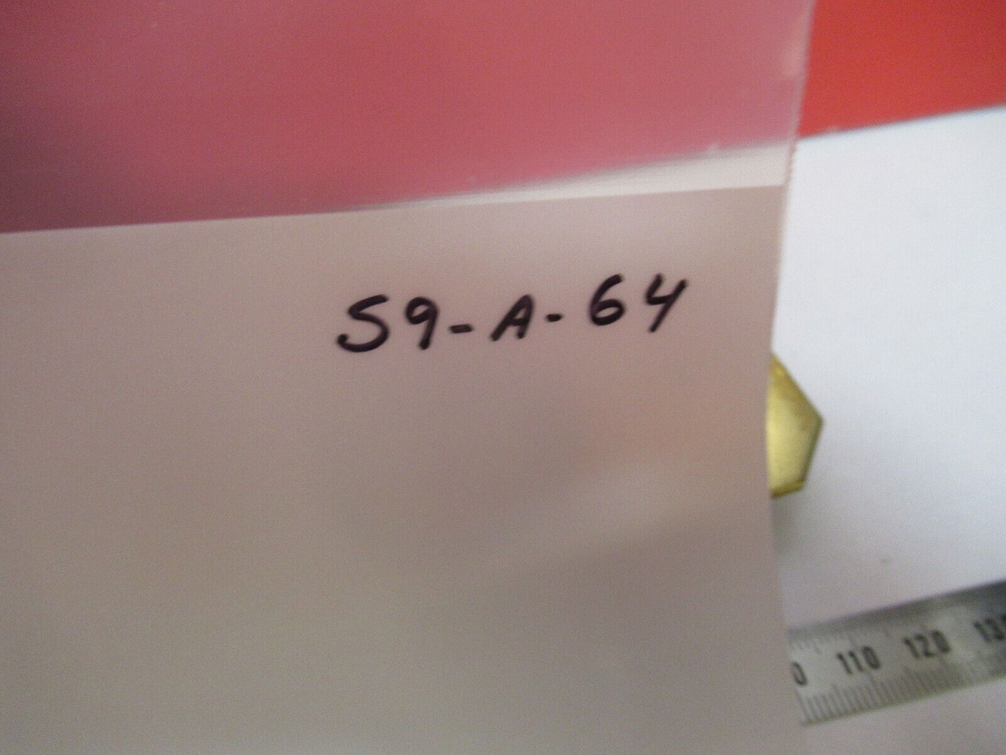 ANTIQUE BRASS COMPRESSORIUM SLIDE UK MICROSCOPE PART AS PICTURED &S9-A-64