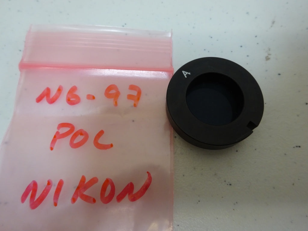 Microscope Part Optical Pol Polarizer Nikon Japan Optics