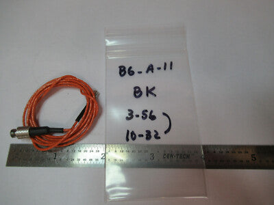 BRUEL KJAER LOW NOISE CABLE 3-56 to 10-32 for ACCELEROMETERAS PICTURED &B6-A-11