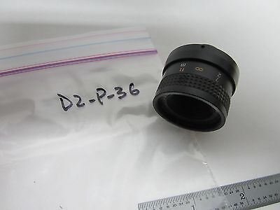 MICROSCOPE PART TV LENS FOR VIDEO CAMERA OPTICS BIN#D2-P-36
