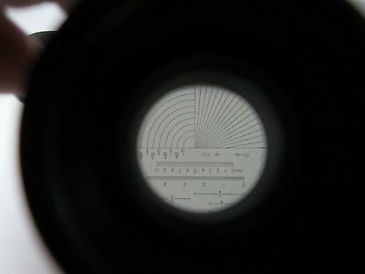 OPTICAL LOUPE SCALE LUPE 7X JAPAN WITH MEASURING RETICLE NICE OPTICS BIN#5B