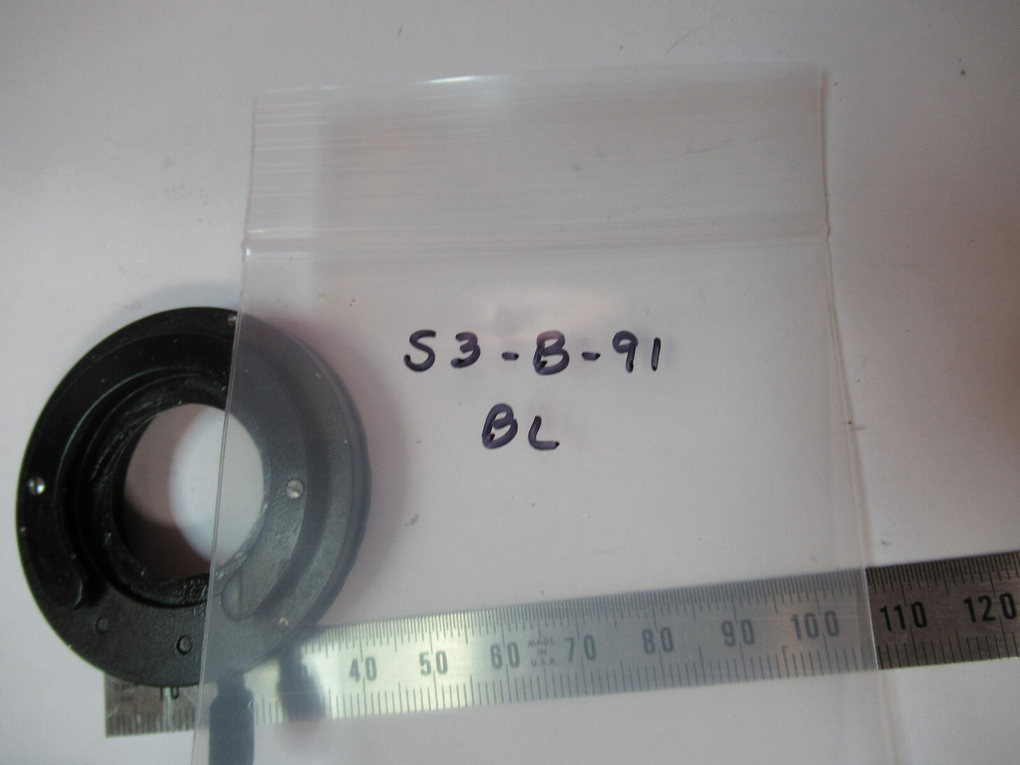 BAUSCH LOMB ANTIQUE DIAPHRAGM IRIS BRASS MICROSCOPE PART AS PICTURED S3-B-91
