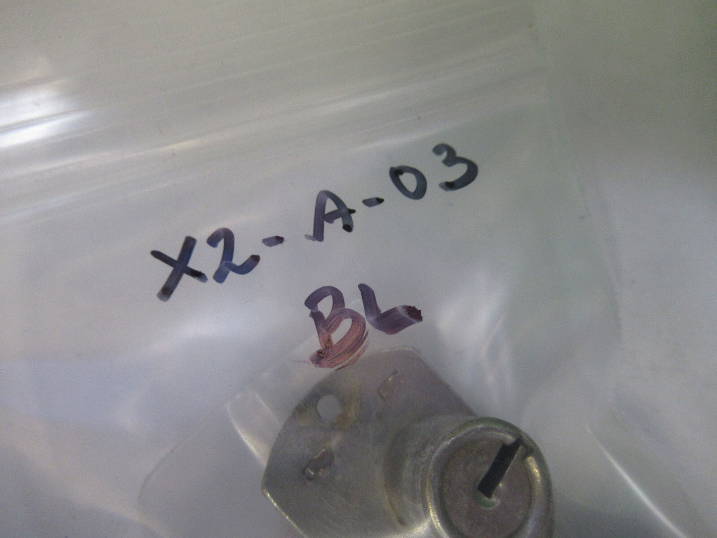 BAUSCH LOMB LOCK HINGES + KEY for wood cabinet MICROSCOPE PART AS PIC X2-A-03