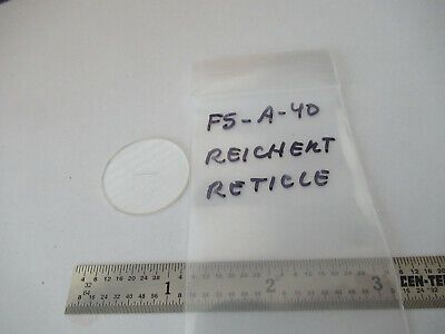 REICHERT POLYVAR AUSTRIA RETICLE MICROMETER MICROSCOPE PART AS PICTURED &F5-A-40