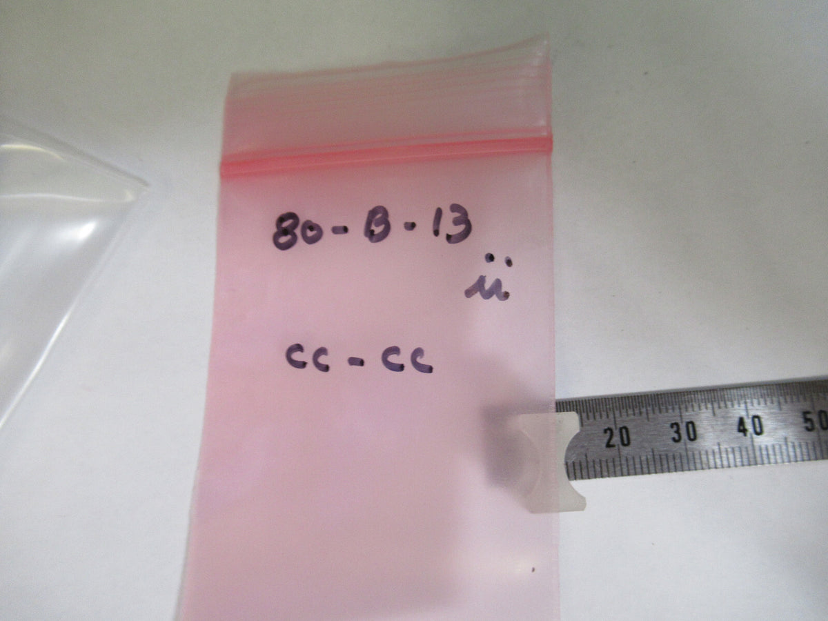 OPTICAL RECTANGULAR PLANO CONCAVE LENS OPTICS AS PICTURED 80-B-13