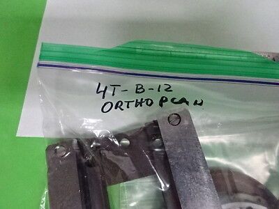 MICROSCOPE PARTS LEITZ GERMANY ORTHOPLAN HEAD CLAMP + NOSEPIECE AS IS #4T-B-12