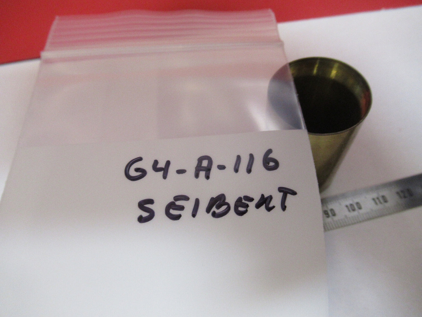 ANTIQUE SEIBERT GERMANY 2/3 OBJECTIVE MICROSCOPE PART AS PICTURED G4-A-116