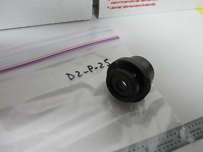 MIKROSKOP-TEIL DMR LEICA MONTIERTE LINSE AUS MESSING 120411 OPTICS BIN#D2-P-25