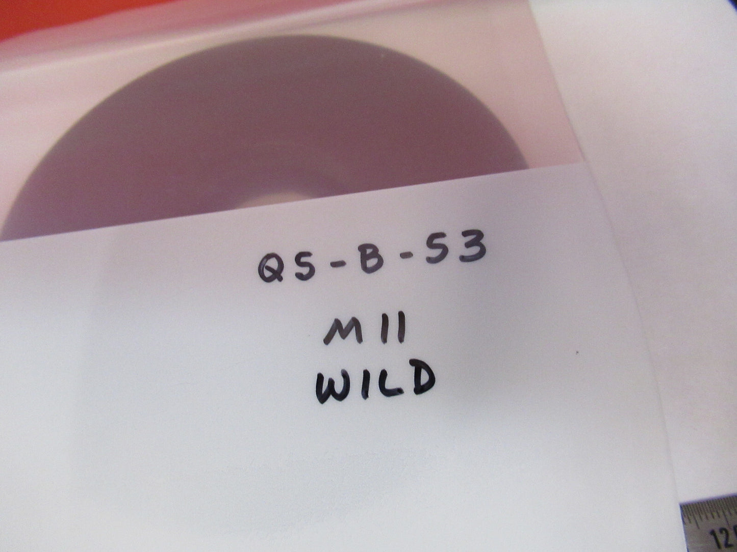 WILD HEERBRUGG M11 BÜHNENTISCH MIKROSKOPTEIL WIE ABGEBILDET Q5-B-53