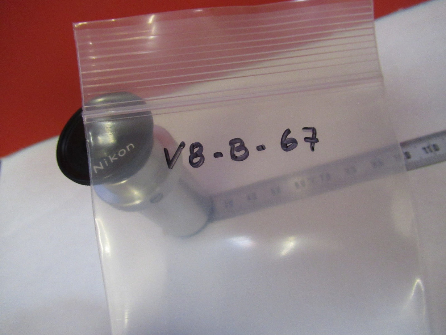 NIKON JAPAN RARE EYEPIECE CENTERING OPTICS MICROSCOPE PART AS PICTURED V8-B-67