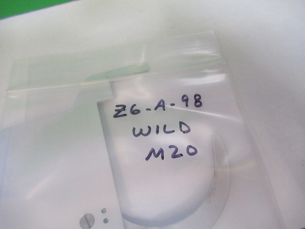 WILD M20 CLIP ASSEMBLY STAGE MICROSCOPE PART AS PICTURED &Z6-A-98