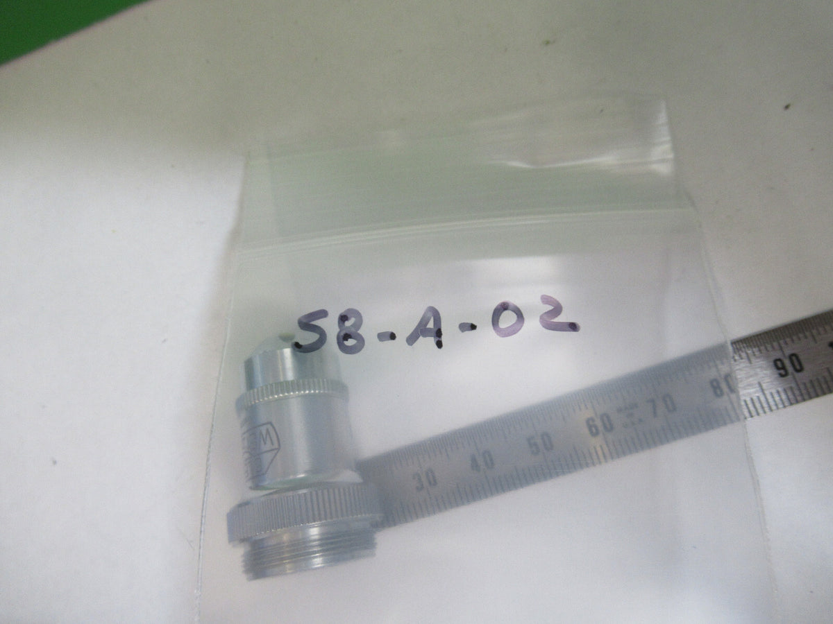 ERNST LEITZ GERMANY OBJECTIVE 10X "3" MICROSCOPE PART AS PICTURED S8-A-02