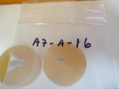 Lot 2 ea METALLOGRAPHIC METAL CROSS SECTION SPECIMEN MICROSCOPY SAMPLE &A7-A-16