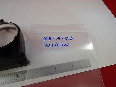 MICROSCOPE PART NIKON LABOPHOT DIFFUSER LENS ILLUMINATOR OPTICS AS IS BN#Q3-A-03