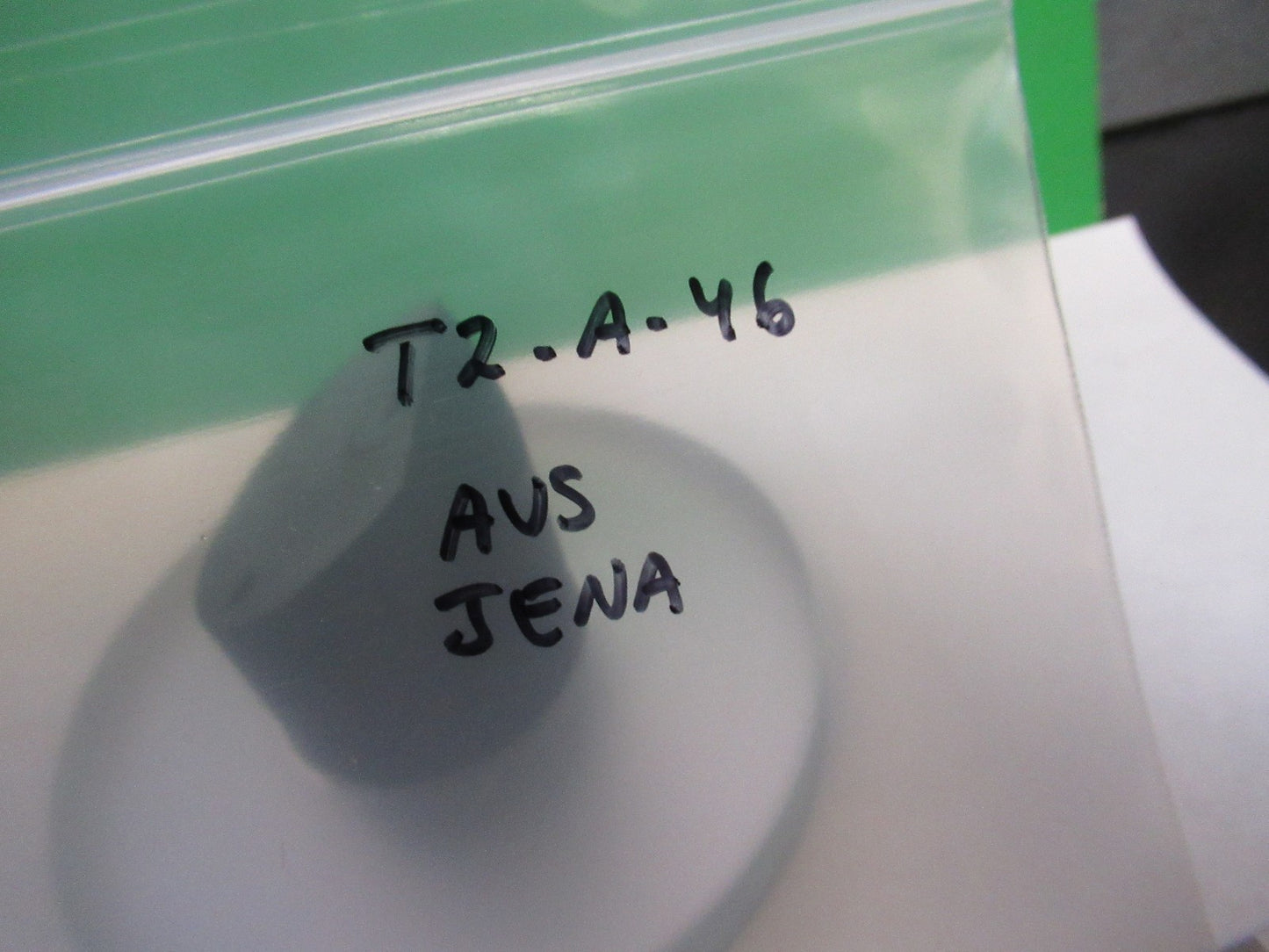 LARGE AUS JENA GERMANY MOUNTED MIRROR OPTICS MICROSCOPE PART AS PICTURED T2-A-46