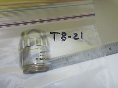 MICROSCOPE PART OLYMPUS OBJECTIVE IC 10X NEOSPLAN JAPAN OPTICS AS IS BIN#T8-21