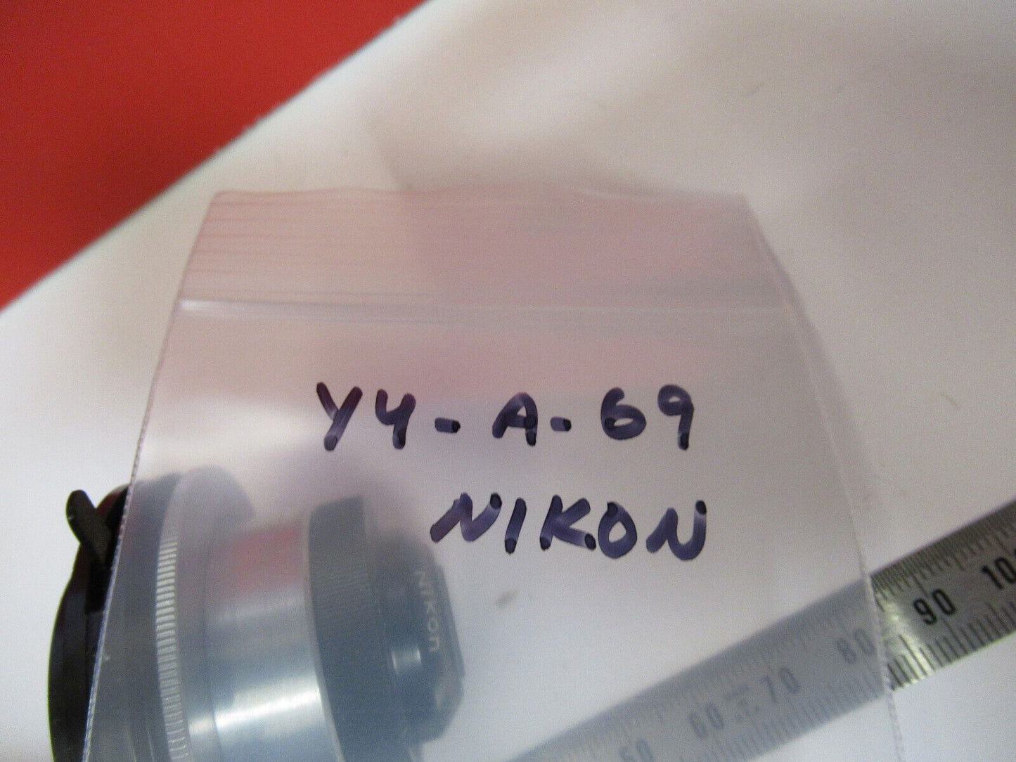 NIKON JAPAN CONDENSER + IRIS OPTICS MICROSCOPE PART AS PICTURED Y4-A-69