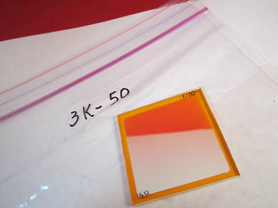 OPTICAL WEIRD FILTER ORANGE LASEROPTIK BIN#3K-50 ii
