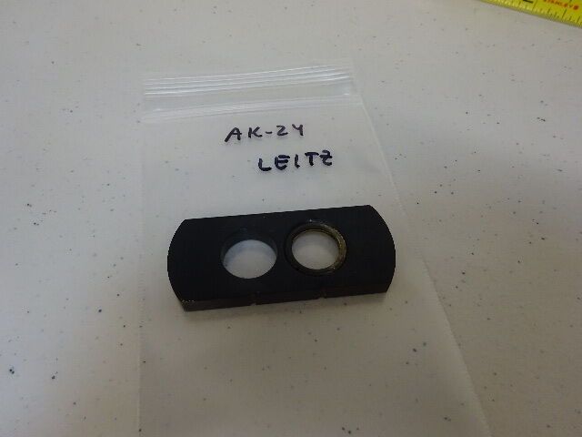 MICROSCOPE PART LEITZ WETZLAR GERMANY SLIDE FILTER OPTICS AS IS #AK-24