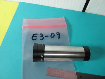 MICROSCOPE EYEPIECE LEITZ WETZLAR GERMANY PROJ 4X OPTICS BIN#E3-09
