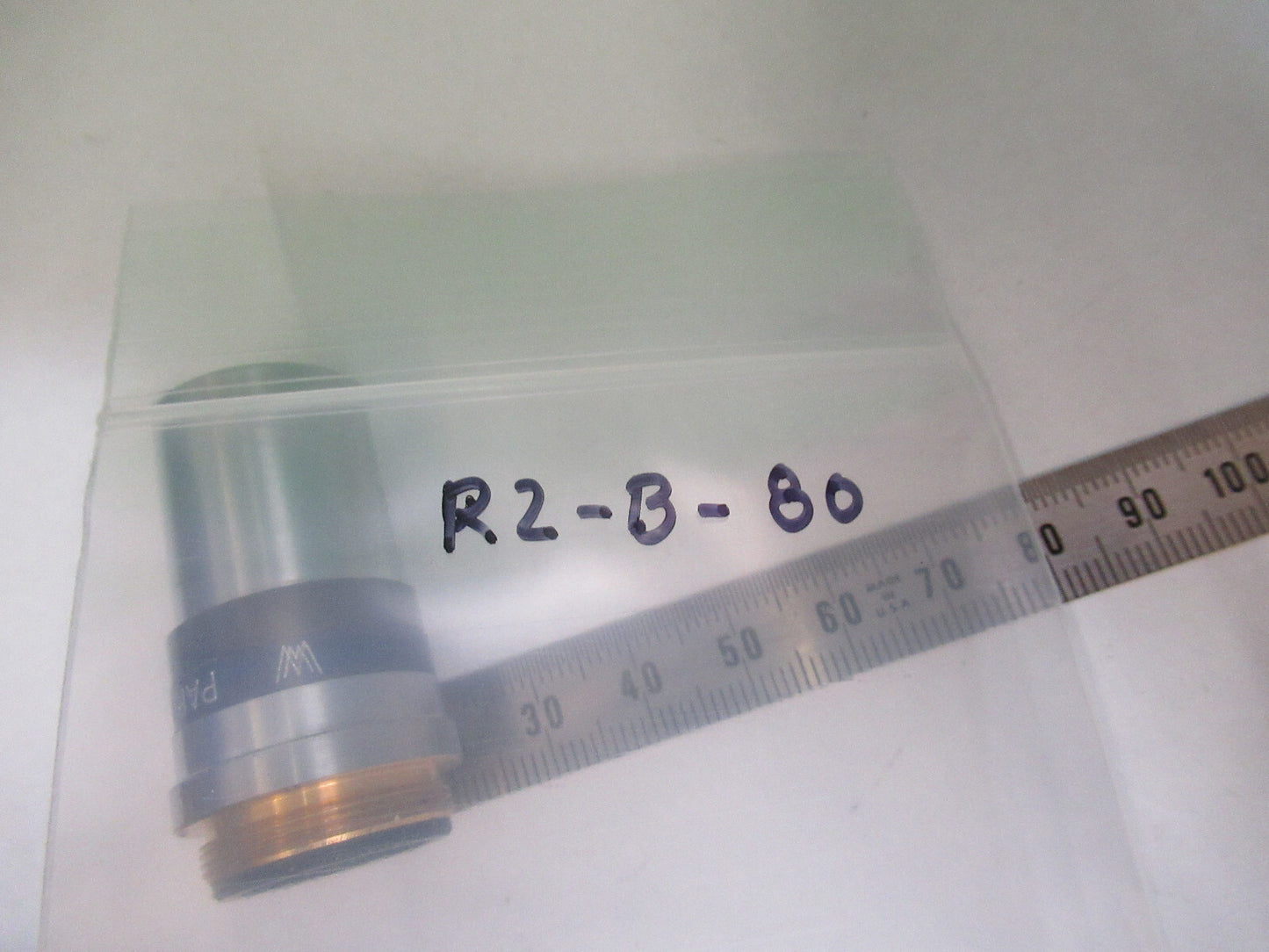 WATSON LONDON PHASE 10X OBJECTIVE OPTICS MICROSCOPE PART AS PICTURED R2-B-80