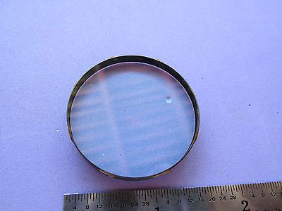 OPTICAL LENS LASER OPTICS WITH FEATURE IN THE MIDDLE SEE PICTURES AS IS #2-121