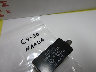 NARDA TERMINATION 18 GHz 4356GM 10 WATTS RF MICROWAVE FREQUENCY AS IS BIN#G7-30