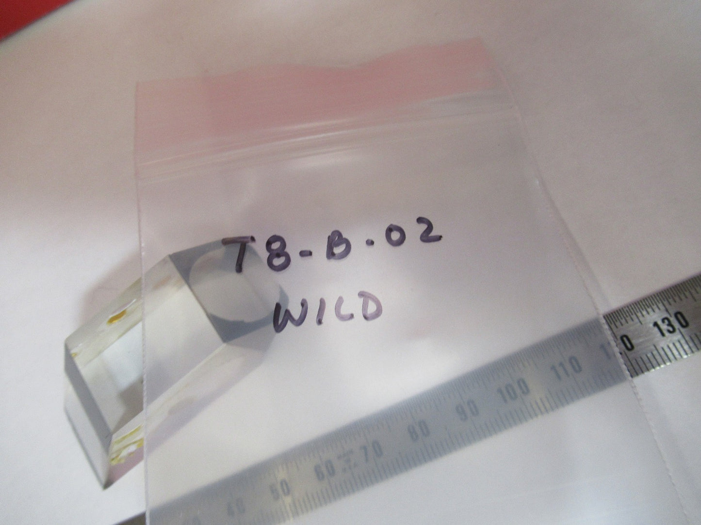WILD HEERBRUGG SWISS GLASS PRISM M20 MICROSCOPE PART AS PICTURED T8-B-02