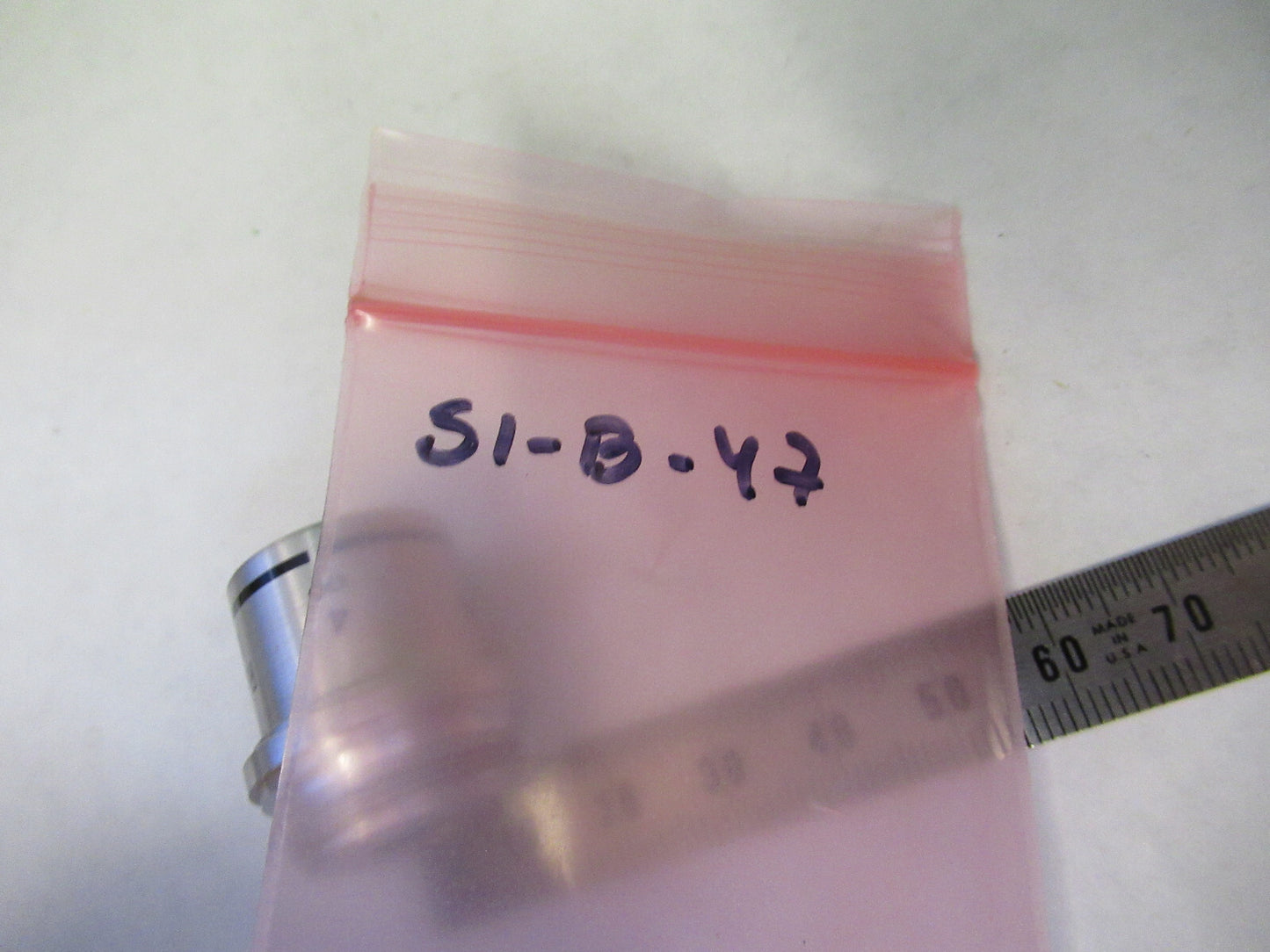 REICHERT 4X OBJECTIVE INFINITY OPTICS LENS MICROSCOPE PART AS PICTURED S1-B-47