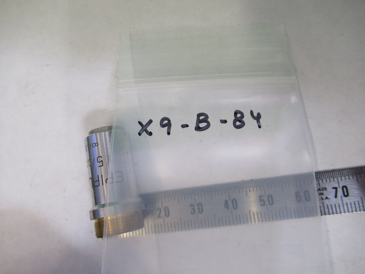 CARL ZEISS OBJECTIVE 5X EPIPLAN MICROSCOPE PART OPTICS AS PICTURED X9-B-84