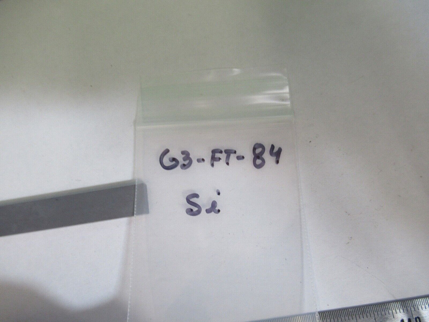 SLAB SILICON ELEMENT SINGLE CRYSTAL THICK WAFER RARE AS PICTURED G3-FT-84