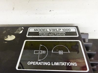 Newport Optical Lamp V-WLP-1000 Illuminator Optics AS IS