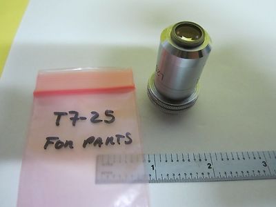 FOR PARTS MICROSCOPE OBJECTIVE L20X LEITZ GERMANY OPTICS AS IS BIN#T7-25