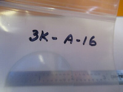 OPTISCHES PLANO-GLAS, RUNDE GEFASSTE PLATTENOPTIK WIE ABGEBILDET &3K-A-16