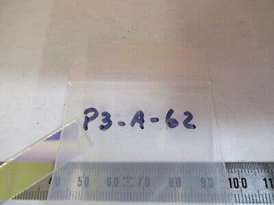 OPTICAL BLANK DICHROIC COATING FILTER OPTICS AS PICTURED #P3-A-62