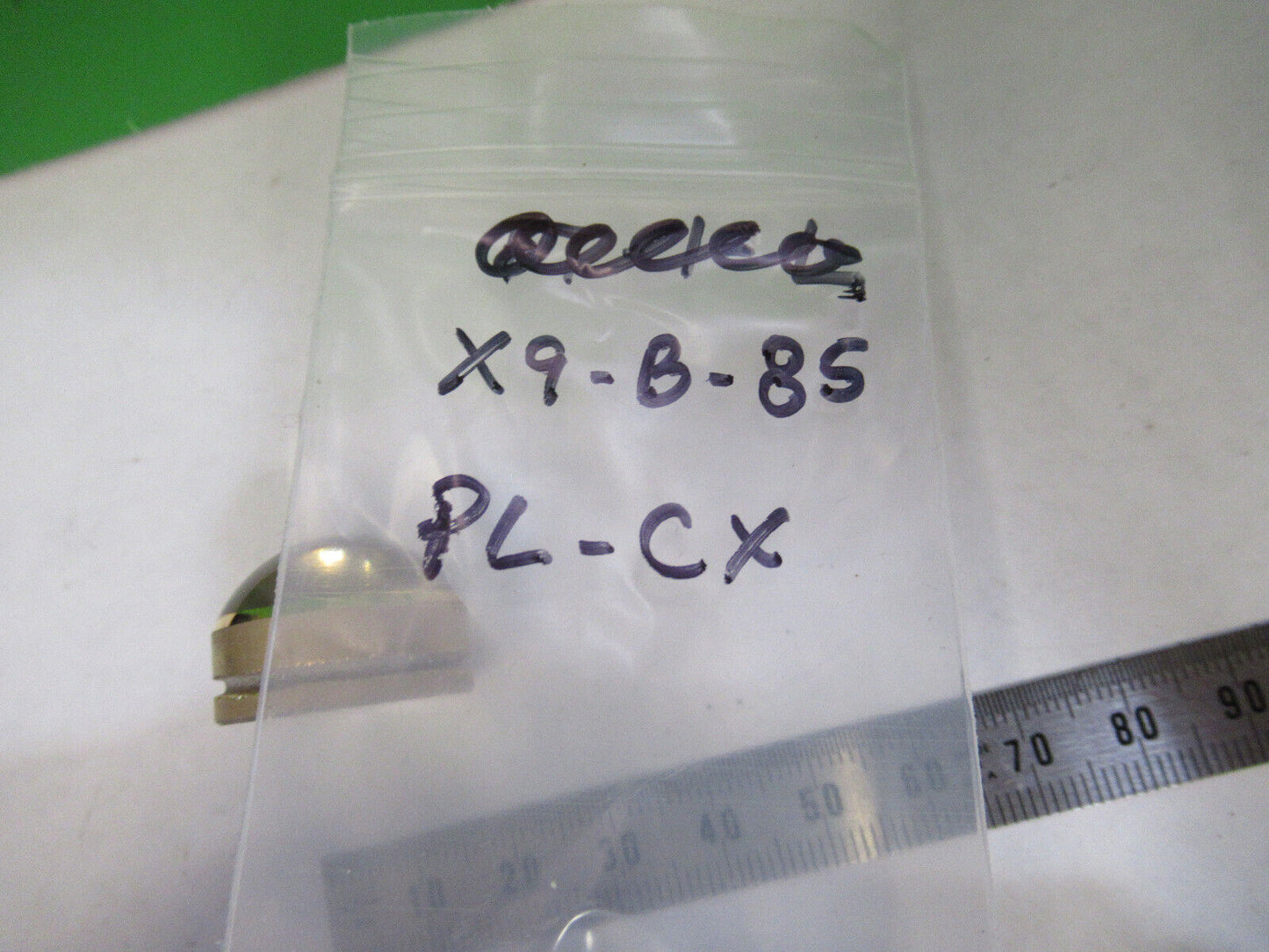 OPTICAL RARE PLANO HIGHLY CONVEX LENS GLASS OPTICS AS PICTURED X9-B-85